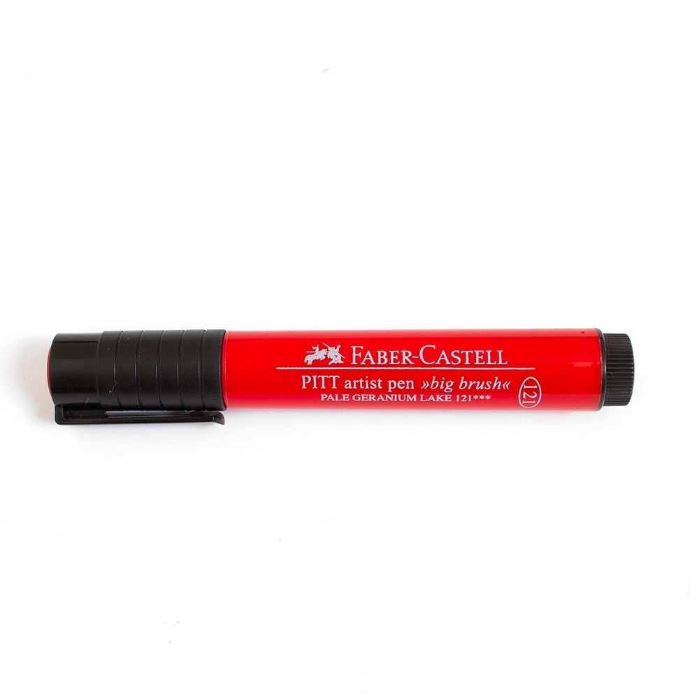 Faber Castell, Pitt, Artist, Big, Brush Pen, Pale Geranium Lake